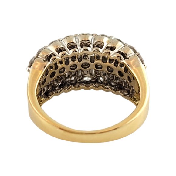 Vintage 18 Karat Yellow Gold Diamond Ring Size 5.25 #13926 - Picture 4 of 15